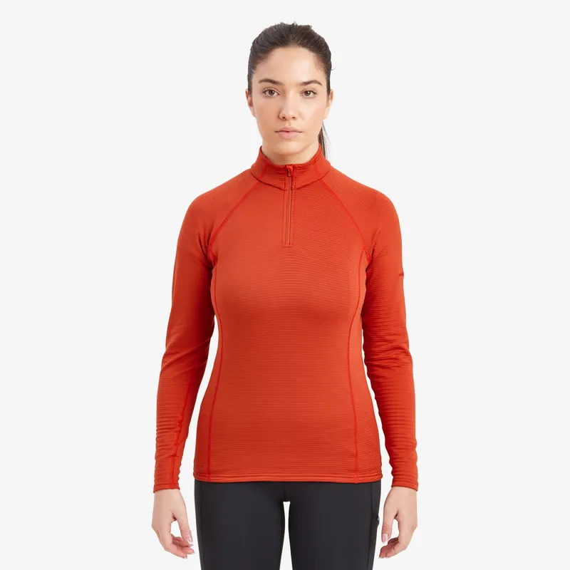 Montane Womens Protium Lite Pull-On Saffron Red-2